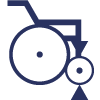 fauteuil roulant Roue avant (C)